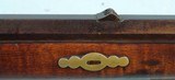 NC NORTH CAROLINA JAMESTOWN SCHOOL PERCUSSION TIGER MAPLE HALF-STOCK RIFLE CIRCA 1840’S. - 9 of 10