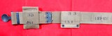 SCARCE WW1 WWI MILLS U.S. MODEL 1910 ARMY OFFICER’S GARRISON WEB PISTOL BELT W/U.S. BUCKLE & CARTRIDGE POUCHES. - Image 6 of 7