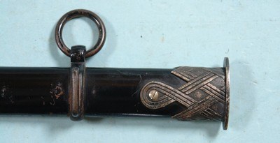 WW2 WWII GERMAN NAZI OFFICER OF POLICE SWORD AND SCABBARD BY ALCOSO OF SOLINGEN CIRCA 1939-42. - Image 6 of 9