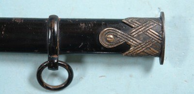 WW2 WWII GERMAN NAZI OFFICER OF POLICE SWORD AND SCABBARD BY ALCOSO OF SOLINGEN CIRCA 1939-42. - Image 5 of 9