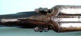 BRITISH BONEHILL 10 GA. 32” SIDE X SIDE HAMMER DAMASCUS SHOTGUN. - 5 of 7