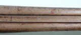 BRITISH BONEHILL 10 GA. 32” SIDE X SIDE HAMMER DAMASCUS SHOTGUN. - 6 of 7