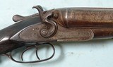 BRITISH BONEHILL 10 GA. 32” SIDE X SIDE HAMMER DAMASCUS SHOTGUN. - 3 of 7