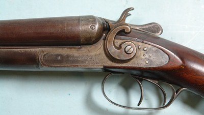 32521-REMINGTON MODEL 1889 SIDE BY SIDE HAMMER 12 GA. SHOTGUN. - Image 4 of 9