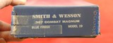 1976 SMITH & WESSON MODEL 19-3 OR 19 COMBAT MASTERPIECE .357 MAG. CAL. 6” REVOLVER IN ORIG. BOX. - 6 of 8