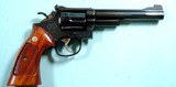 1976 SMITH & WESSON MODEL 19-3 OR 19 COMBAT MASTERPIECE .357 MAG. CAL. 6” REVOLVER IN ORIG. BOX. - 3 of 8
