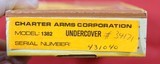 CHARTER ARMS CORP. UNDERCOVER MODEL 1382 .38 SPL. CAL. REVOLVER W/ORIG. BOX. - 3 of 3