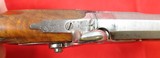 LIEGE (BELGIUM) PERCUSSION OCTAGON DAMASCUS .50 CAL. DUELLING OR DUELING PISTOL CIRCA 1830’S-50’S. - Image 7 of 7