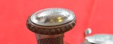 LIEGE (BELGIUM) PERCUSSION OCTAGON DAMASCUS .50 CAL. DUELLING OR DUELING PISTOL CIRCA 1830’S-50’S. - Image 6 of 7
