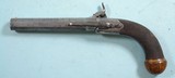 BRITISH VICTORIAN ERA TURN BARREL PERCUSSION BELT PISTOL BY JAMES BREWSTER LONG STRATTON,NORFOLK, ENGLAND CIRCA 1840’S-50’S. - 2 of 4