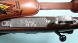 WEATHERBY-J.P. SAUER EUROPA DELUXE GRADE OAK LEAF ENGRAVED MARK V .300 WEATHERBY MAG. CAL. RIFLE W/SCOPE CA. 1960’S. - 8 of 10