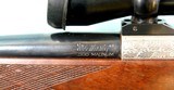 WEATHERBY-J.P. SAUER EUROPA DELUXE GRADE OAK LEAF ENGRAVED MARK V .300 WEATHERBY MAG. CAL. RIFLE W/SCOPE CA. 1960’S. - 5 of 10