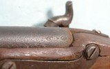 CONFEDERATE CSA USED CIVIL WAR HARPERS FERRY PERCUSSION CONVERSION FLINTLOCK MODEL 1795 MUSKET CIRCA 1860-61. - 6 of 8