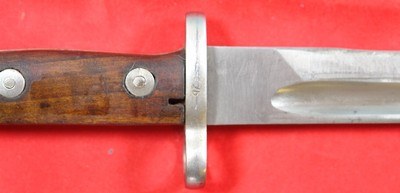 YUGOSLAV MODEL 1924 MAUSER BAYONET AND SCABBARD. - Image 4 of 7
