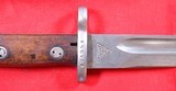 YUGOSLAV MODEL 1924 MAUSER BAYONET AND SCABBARD. - Image 3 of 7