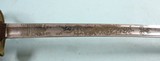 SUPERIOR ORIGINAL CIVIL WAR WEYERSBURG U.S. MODEL 1840 CAVALRY OFFICER’S SWORD AND SCABBARD CIRCA 1863. - Image 6 of 9