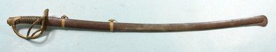 SUPERIOR ORIGINAL CIVIL WAR WEYERSBURG U.S. MODEL 1840 CAVALRY OFFICER’S SWORD AND SCABBARD CIRCA 1863. - Image 9 of 9