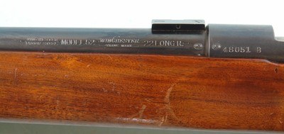 PRE-WW2 WWII WINCHESTER MODEL 52 BOLT ACTION .22LR TARGET RIFLE MFG. 1941. - Image 5 of 9