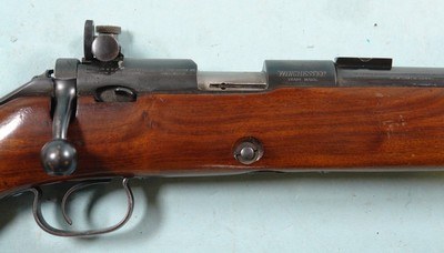 PRE-WW2 WWII WINCHESTER MODEL 52 BOLT ACTION .22LR TARGET RIFLE MFG. 1941. - Image 3 of 9