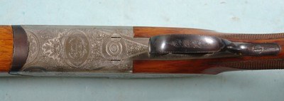 ZOLI HEBSACHER O/U 26” EXTRACTOR 12 GA. 2 3/4” SKEET GUN, CIRCA 1963 - Image 5 of 8