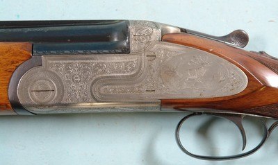 ZOLI HEBSACHER O/U 26” EXTRACTOR 12 GA. 2 3/4” SKEET GUN, CIRCA 1963 - Image 4 of 8