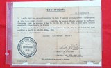 WW2 WWII NAZI WALTHER PP PISTOL W/ORIG. HOLSTER, EXTRA MAGAZINE AND 67TH ARMORED REGT., 2ND ARMORED DIV. ORIGINAL CAPTURE CERTIFICATE - 6 of 15