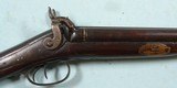 33078- CIVIL WAR ERA C. J. SINTON & CO., RICHMOND, VIRGINIA 16 GA. PERCUSSION SIDE X SIDE HAMMER DAMASCUS SHOTGUN CA. 1860’S. - Image 3 of 10