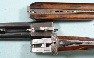 33066- SIMSON, SUHL, THURINGEN BEST GRADE SIDELOCK EJECTOR 12 GA.-29 1?2” SIDE X SIDE SHOTGUN MFG. 1954. 3 - Image 11 of 11