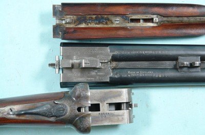 PRE-WW2 W.W. GREENER LONDON AND BIRMINGHAM BOXLOCK EJECTOR 12 GA.-28” SIDE X SIDE SHOTGUN MFG. 1938 W/LUGGAGE CASE. - Image 10 of 10