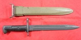 KS 60-6 M1 M-1 GARAND BAYONET AND SCABBARD CIRCA 1950’S. - Image 2 of 3