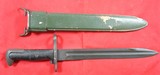 WW2 WWII PAL U.S. M1 OR M-1 GARAND BAYONET DATED 1943 AND SCABBARD. - Image 1 of 3