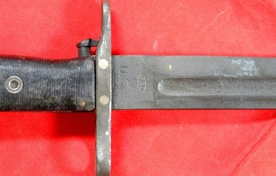 WW2 WWII PAL U.S. M1 OR M-1 GARAND BAYONET DATED 1943 AND SCABBARD. - Image 3 of 3