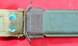 VIETNAM WAR U.S. M7 BAYONET FOR THE M16 RIFLE W/USM8 SCABBARD. - Image 3 of 3