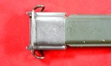 WW2 WWII M-1 M1 GARAND SHORT BAYONET AND SCABBARD. - Image 5 of 5