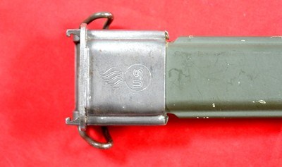 WW2 WWII M-1 M1 GARAND SHORT BAYONET AND SCABBARD. - Image 5 of 5