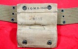 WW1 WWI WWII WW2 2 U.S. MODEL 1916 OFFICER’S HOLSTER FOR 1911 OR 1911-A1 , WEB BELT, MAG POUCH, 2 ORIG. WW2 MAGS & WEB MED POUCH. - Image 5 of 6