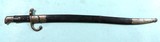 DANISH MODEL 1867 ROLLING BLOCK .45 DANISH CAL. (11.7X42R) INFANTRY RIFLE SABER BAYONET AND SCABBARD. - 7 of 7