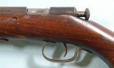 PRE-WW2 WINCHESTER MODEL 60 SINGLE SHOT 22 S,L,LR BOLT ACTION RIFLE. - 4 of 8