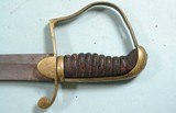 WAR OF 1812 AMERICAN MOUNTED ARTILLERY OFFICER’S SABER AND SCABBARD. - Image 5 of 8