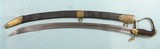 WAR OF 1812 AMERICAN MOUNTED ARTILLERY OFFICER’S SABER AND SCABBARD. - Image 2 of 8