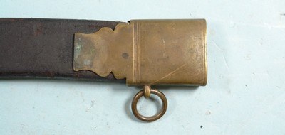 WAR OF 1812 AMERICAN MOUNTED ARTILLERY OFFICER’S SABER AND SCABBARD. - Image 6 of 8