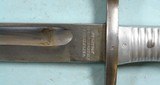 WEYERSBERG & KIRSCHBAUM ARGENTINE MODEL 1891 MAUSER BAYONET AND SCABBARD. - Image 5 of 10