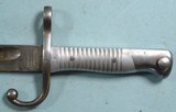 WEYERSBERG & KIRSCHBAUM ARGENTINE MODEL 1891 MAUSER BAYONET AND SCABBARD. - Image 4 of 10
