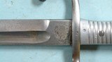 WEYERSBERG & KIRSCHBAUM ARGENTINE MODEL 1891 MAUSER BAYONET AND SCABBARD. - Image 6 of 10