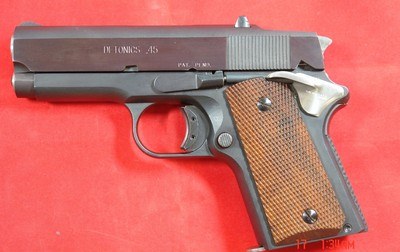 DETONICS COMBAT MASTER MK MARK I 1911 COMPACT .45 ACP PISTOL WITH CASE CA. 1985. - Image 4 of 6