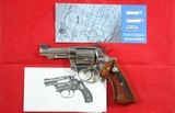 SMITH AND WESSON S&W CHIEFS SPECIAL 36-1 36 1 NICKEL 3” MAGNAPORT .38 S&W SPECIAL CARTRIDGE REVOLVER CA. 1976/77. - Image 1 of 5
