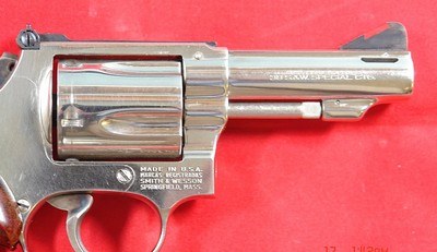 SMITH AND WESSON S&W CHIEFS SPECIAL 36-1 36 1 NICKEL 3” MAGNAPORT .38 S&W SPECIAL CARTRIDGE REVOLVER CA. 1976/77. - Image 5 of 5