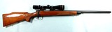 REMINGTON MODEL 700 BOLT ACTION .243 WCF CAL. 24” HEAVY BARREL VARMINT RIFLE W/LEUPOLD VARI-X 4.5X14 SCOPE. - 1 of 6