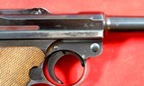 WW2 WWII GERMAN MAUSER BYF/42 BYF 42 DATE P-08 LUGER PISTOL. - Image 4 of 10