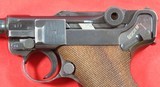WW2 WWII GERMAN MAUSER BYF/42 BYF 42 DATE P-08 LUGER PISTOL. - Image 3 of 10
